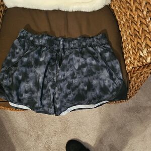 All in Motion Black and Gray Athletic Shorts
